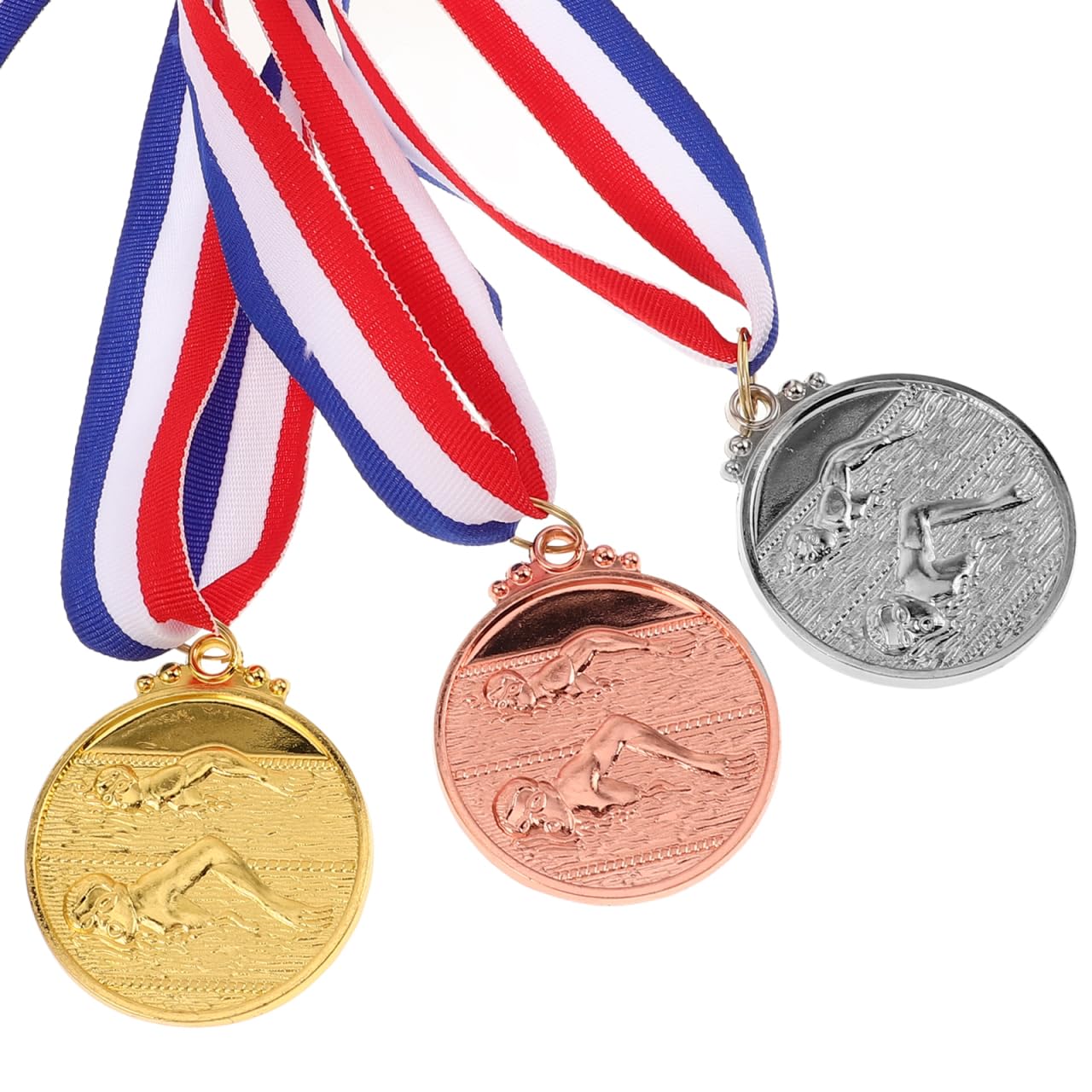 Amazon | BESPORTBLE 15pcs 水泳メダル 金メダル 銀メダル 銅メダル 各